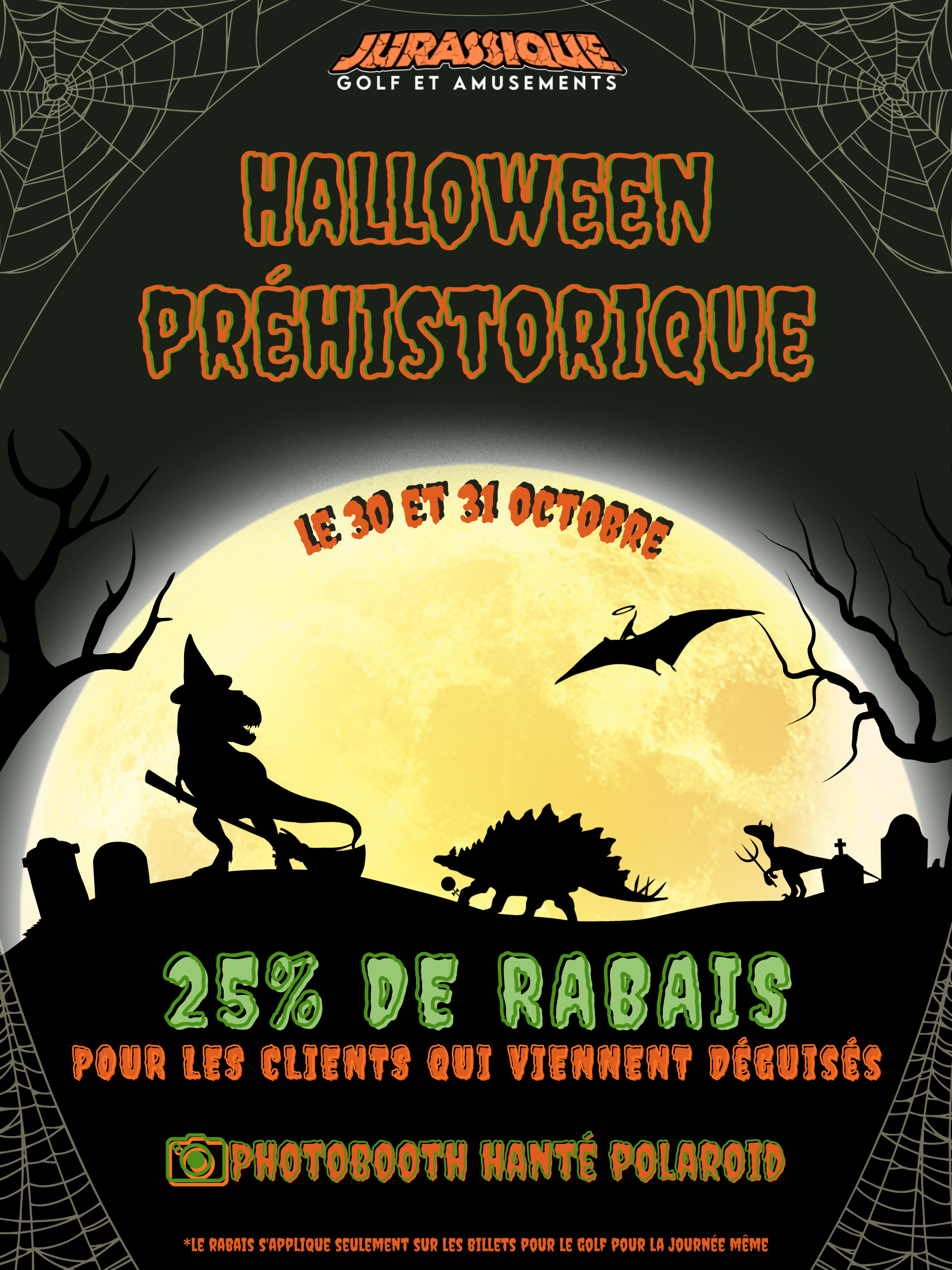 Halloween Préhistorique Jurassique 2025